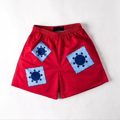 Anime Shorts Men Women Manga Cartoon 3D Printing Sports Casual Shorts to Gym Fitness Quick Dry Mesh Oversized Board Short Pants