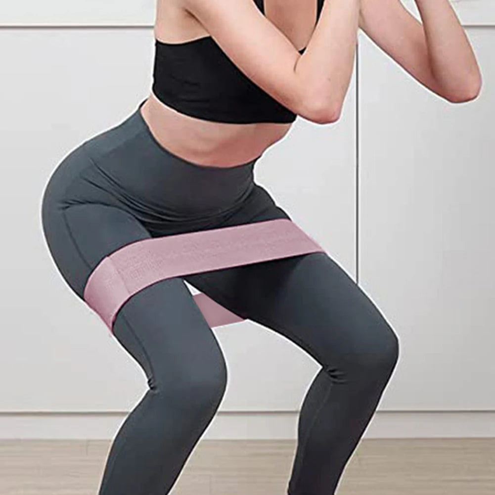 Fitness Resistance Bands Fabric Elastic Bands Yoga Pilates Hip Circle Expander Bands Gym Training Loops Yoga Workout Equipment