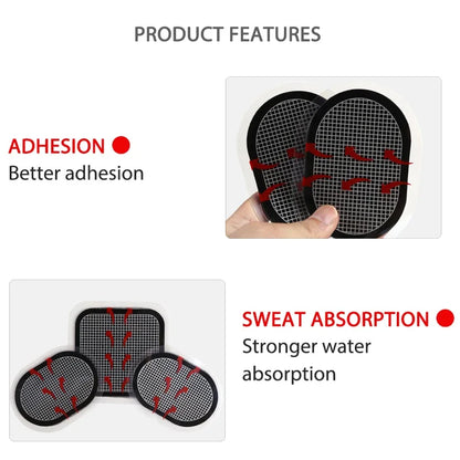 3pcs/set Replacement Gel Weight Loss Pads Sticker ABS Fitness Weight Loss Muscle Trainer Abdominal Gel Stickers Pad