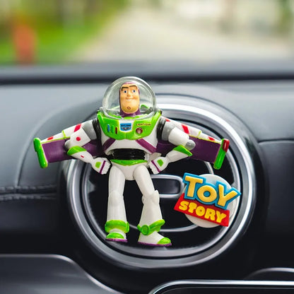 New Toy Story Woody Buzz Lightyear Cartoon Doll Car Air Freshener Aromatherapy Cute Car Air Vent Aromatherapy Car Decorations