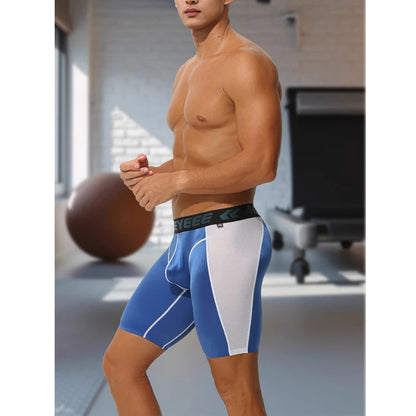 Men's Underwewar Sport Boxers for Fitness Panties Training Cycling Underwear Anti-Chafing Quick Dry Breathable Underpants