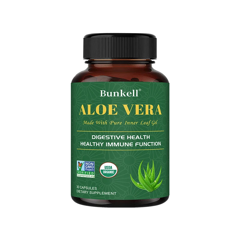 Aloe Vera Supplement - Made with Organic Aloe Vera, Support Digestion, Skin and Joint Health for Men and Women