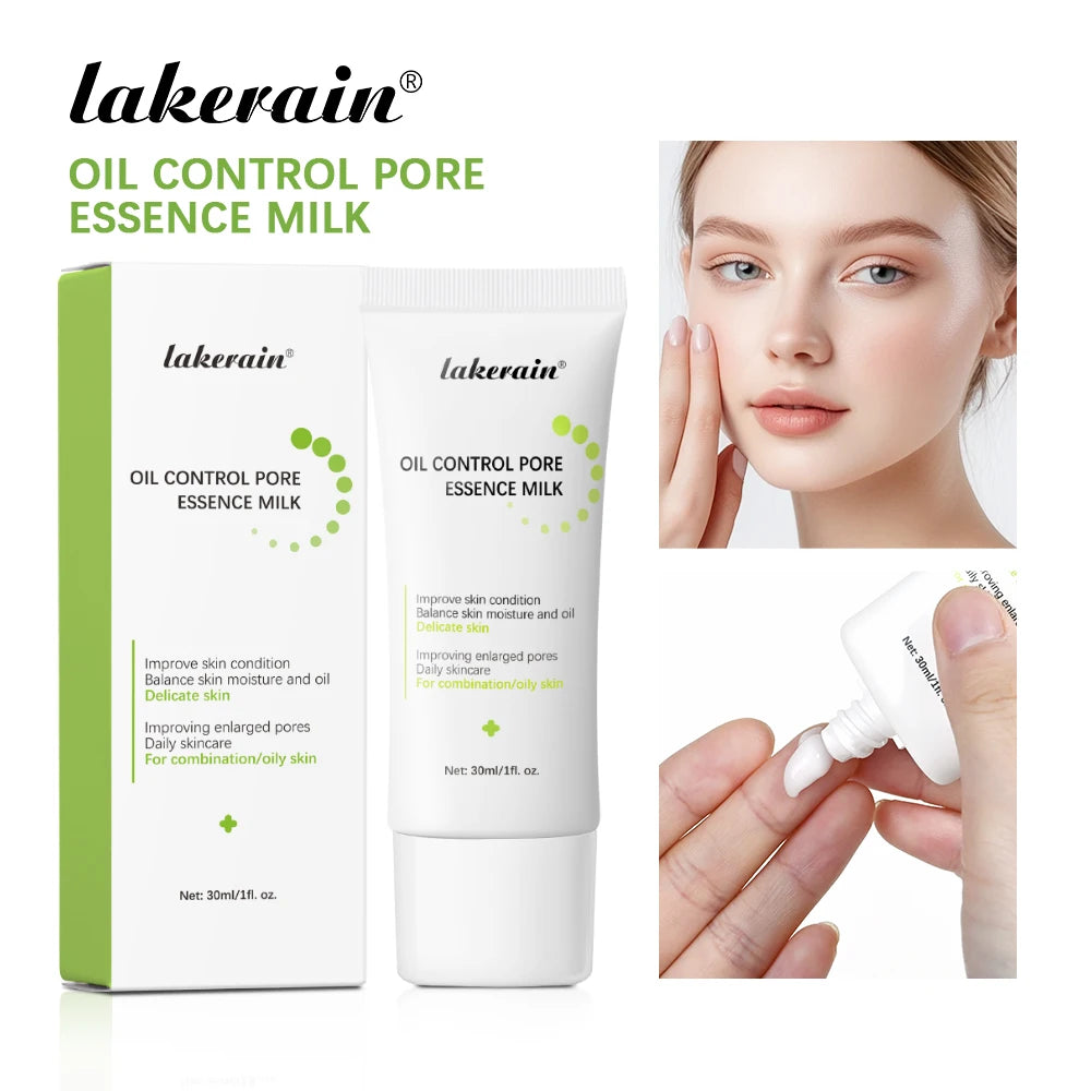 Oil Control Pore Essence Milk Smoothes Pores And Moisturizes Skin With A Refreshing Non-greasy Essence Korean Skin Care Products