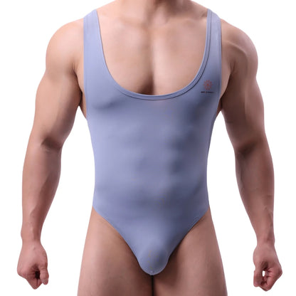 BRAVE PERSON Men Bodysuits Stretchy One-piece Shapers Men's Leotard Slim Singlet Body Building Fitness Underwear for Men