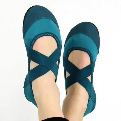 Women's Yoga Pilates Training Shoes Indoor Anti-Slip Home Beach Soft Bottom Jump Rope Sports Shoes Ballet Slippers