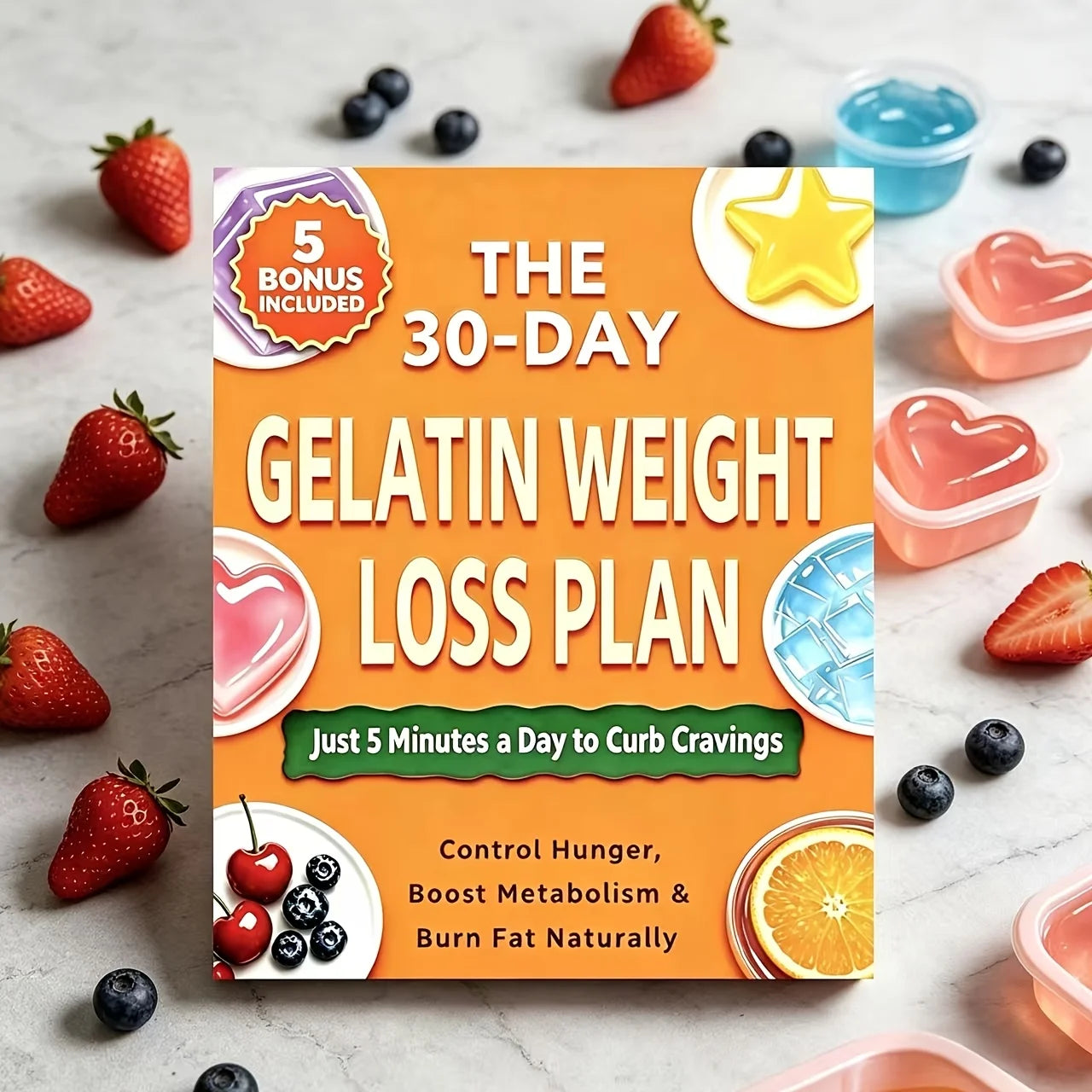 30-Day Gel Protein Weight Loss Plan: Just 5 Minutes a Day to Suppress Appetite, Control Hunger, Boost Metabolism
