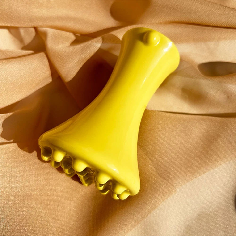 Ceramic Gua Sha Massager Body Skin Scraping Facial Guasha for Slim Face and Body Muscle Relaxation