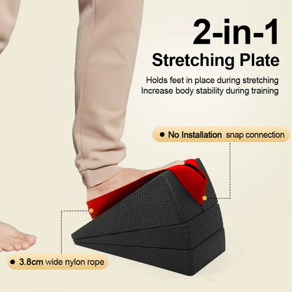 3Pcs Squat Wedge Block Calf Raise Block Multi-Functional Foot and Calf Stretching Incline Adjustable for Yoga Fitness Workout