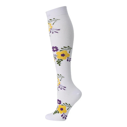 Compression Socks Sports Outdoor Running Jump Rope Yoga UNISEX Calf Pressure Socks Stockings Compress Nylon