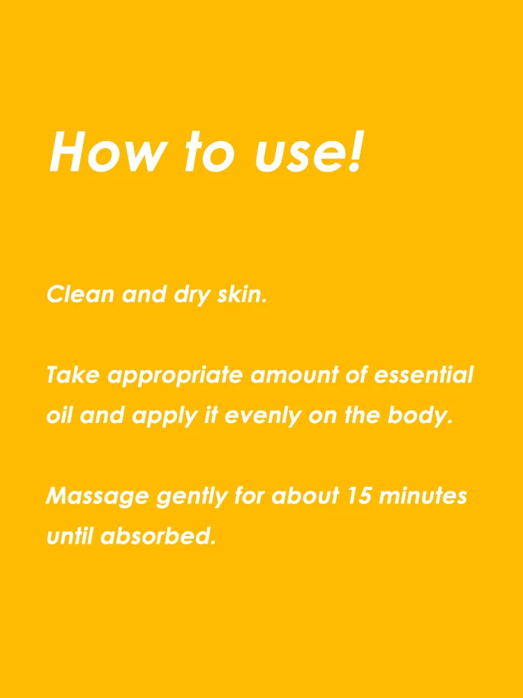 Plant Extract Shaping Essential Oil, Fat Burn Sliming Oil