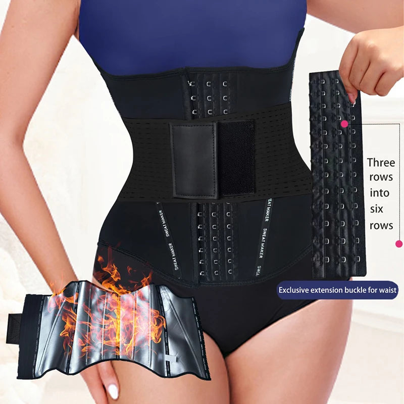 Women Weight Loss Reduce Adjustable Workout Girdle Magic Tape Postpartum Waist Trainer Body Shaper Waist Trainer belt Shapewear