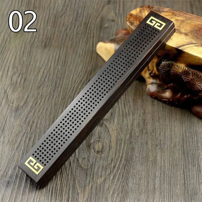 New Wood Aromatherapy Incense Stick Holder Hollow Incense Burner Censer Box Line Incense Burner Handmade Decoration Craft Gifts