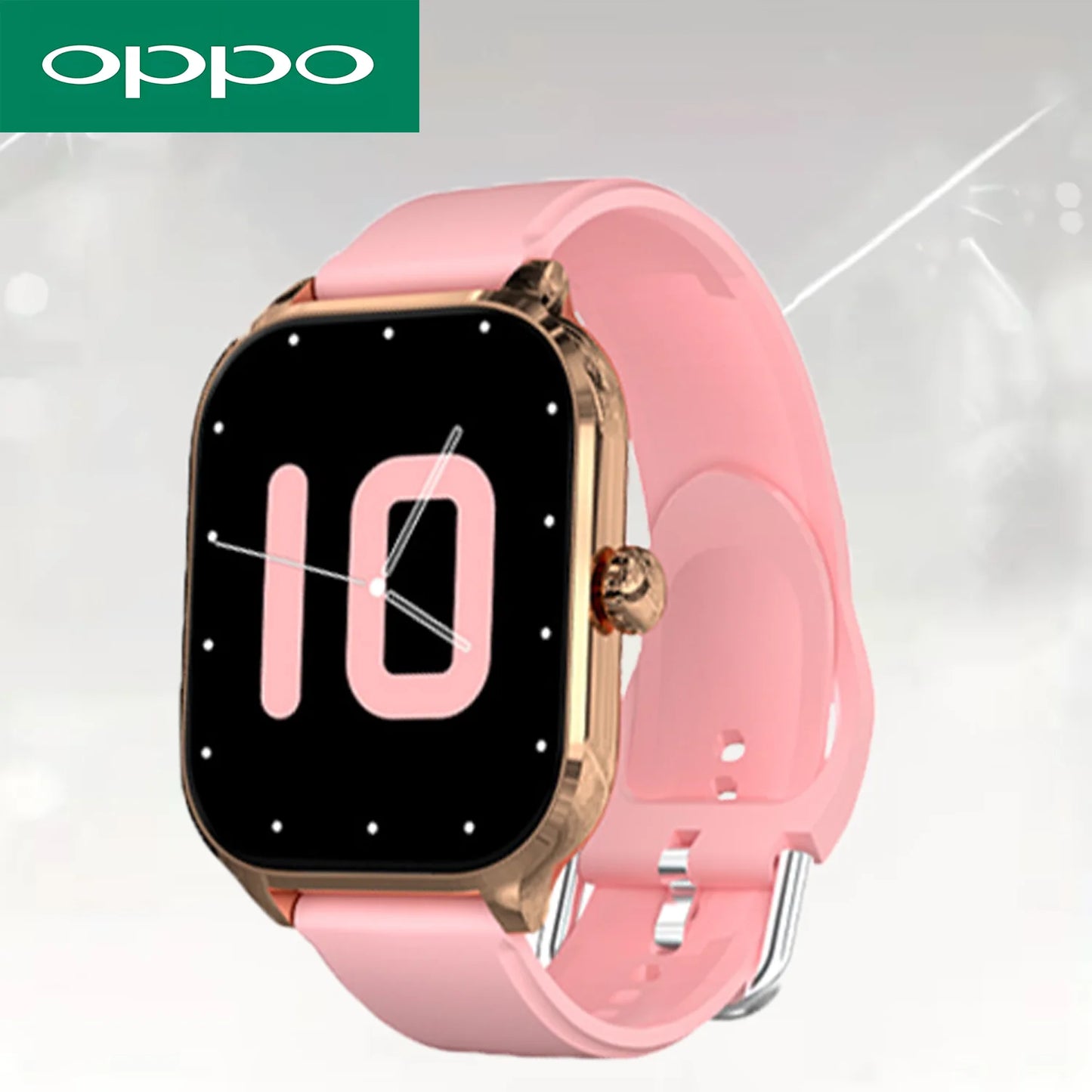 OPPO H9 Pro Sports Smart Watch Fitness Clock Health Monitor Waterproof Smartwatch Wireless Call Watches for Men Women IOS