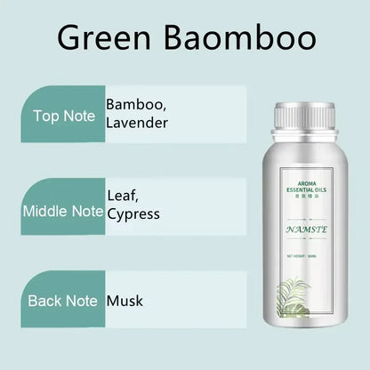 500ML Aromatherapy Oil Air Purifier Suitable for Aroma Diffuser Air Fresheners Humidifier Car Smoke Generator House Air Ionizer