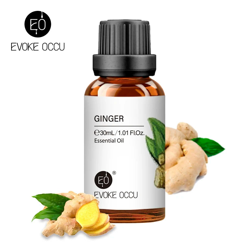 30ML Pure Jasmine Rose Mint Lavender Vanilla Essential Oil for Diffuser, Humidifier, Massage, Skin Hair Care, Soap Candle Making