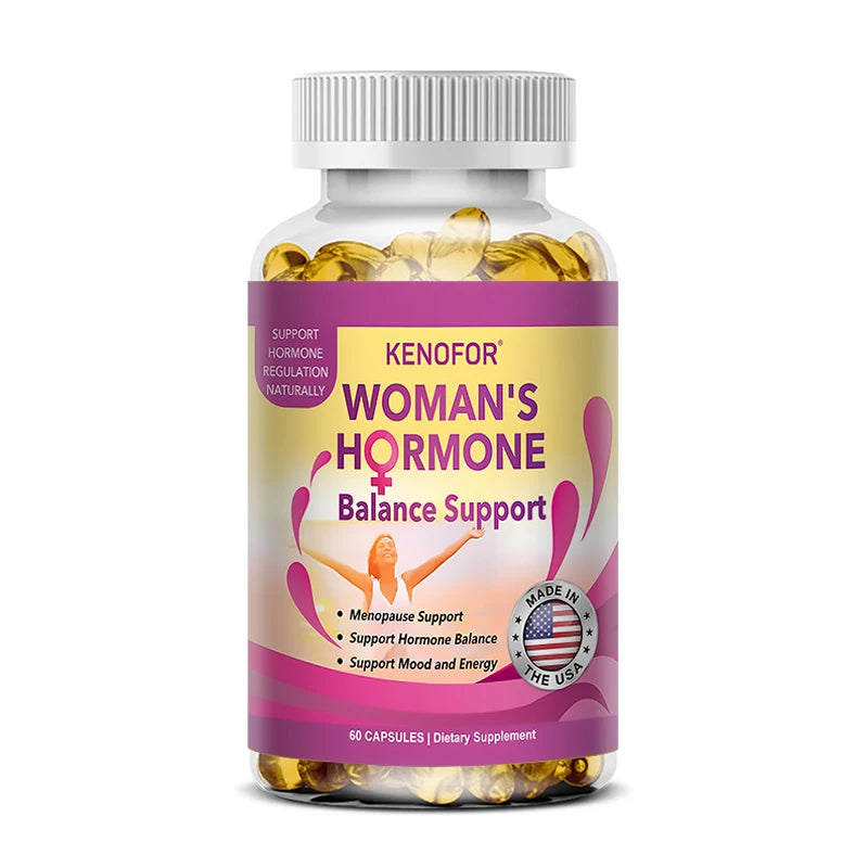 Women’s Menopause Support Supplement, Enhancing Hot Flashes, Night Sweats, Mood Swings & Fatigue, Supports Daily Wellness