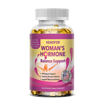 Women’s Menopause Support Supplement, Enhancing Hot Flashes, Night Sweats, Mood Swings & Fatigue, Supports Daily Wellness