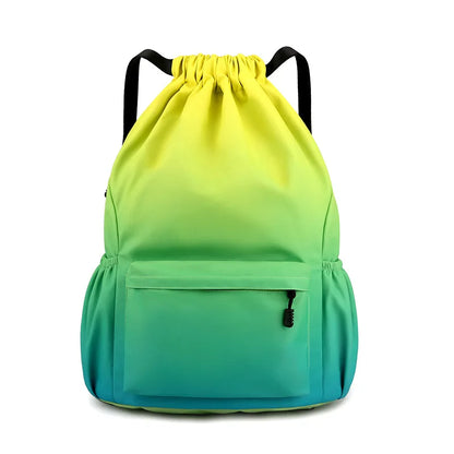 Strap Pocket Drawstring Backpack Waterproof Bag Large Capacity Colorful Backpacks Outdoor Sports Fitness Travel Bag Dropshipping