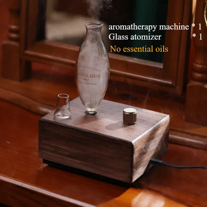 Aroma Diffuser Vintage Tungsten Filament Lamp Aromatherapy Machine Humidifier Lighting Sandalwood Pure Essential Oil Diffuser