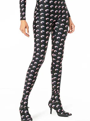 Moon Print Sports Leggings Trousers Elastic Slimming Casual Wear Outdoor Indoor ular Long Pants Thin Material Fem