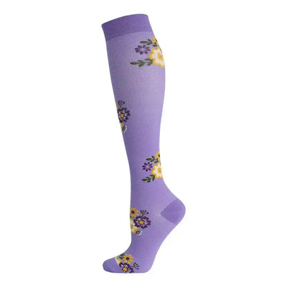 Compression Socks Sports Outdoor Running Jump Rope Yoga UNISEX Calf Pressure Socks Stockings Compress Nylon