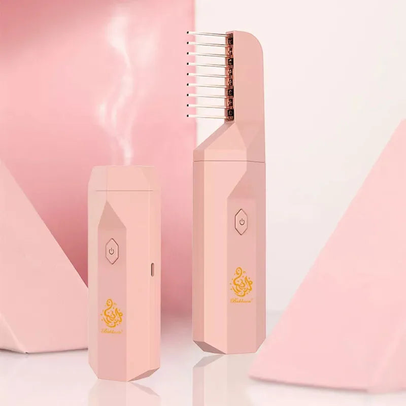 Newest Electric USB Portable Incense Burner Muslim Aromatherapy Device Dukhoon Arabic Bakhoor Burner With Comb Set