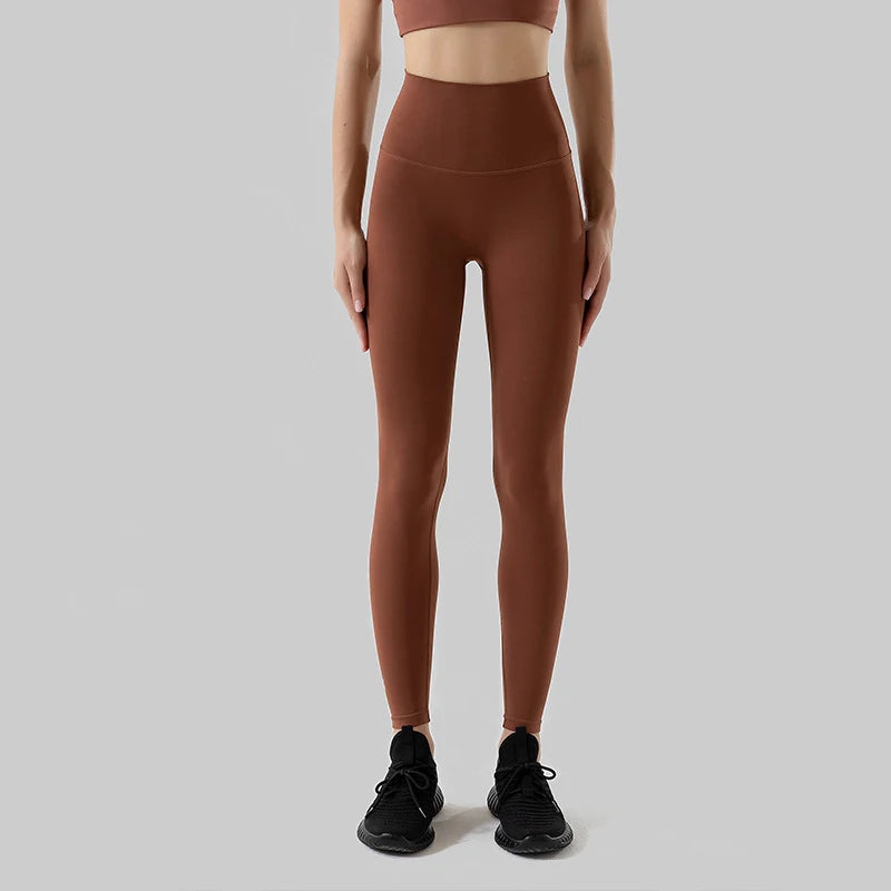 TRY TO BN Gym Leggings Yoga Pants Women Sports Fitness Naked Feeling High Waist Elastic Workout Push Up Leggings Tights Women