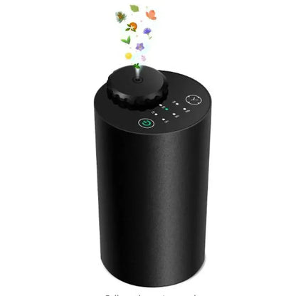 Car Waterless Essential Oil Diffuser Battery Operated Cordless Aromatherapy Diffuser With Timing 3 Mist Levels Car Diffuser
