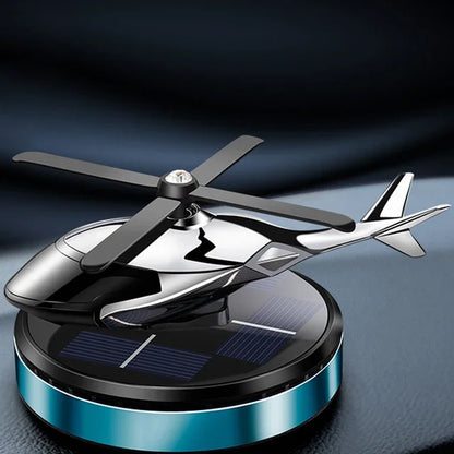Solar Car Air Freshener Perfume Helicopter Decor Interior Decor Solar Car Rotating Aromatherapy Perfume Accessories