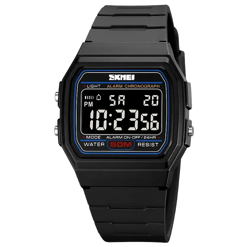 SKMEI Digital Sports Watch for Men Waterproof Chrono LED Display Date Week Mens Wristwatches Military Clock reloj hombre 2042
