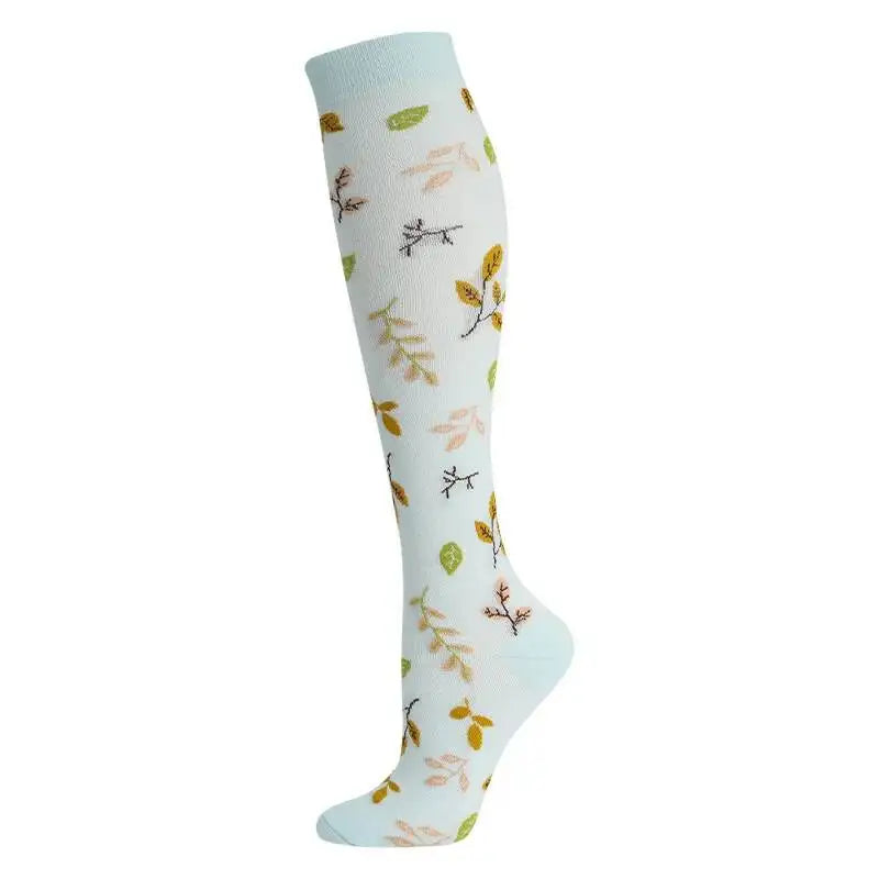 Compression Socks Sports Outdoor Running Jump Rope Yoga UNISEX Calf Pressure Socks Stockings Compress Nylon