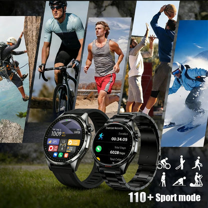 2026 New Watch 6 PRO Bluetooth Call Smart Watches Men GPS Tracking Sports Fitness IP68 Waterproof 1.53inch AMOLED Smartwatch