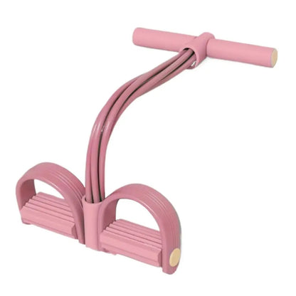 Siix-Tube Pedal Tensioner Resistance Band Multi-Functional Tension Rope Fitness Bands Elastic Yoga Pedal Puller For Exercises