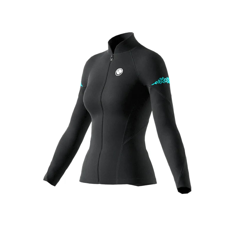 Women's Wetsuit Top Jacket or Bottoms 2MM Neoprene Zippered Shirt or Leggings Comfort & Warmth All Watersports-Surfing Snorkel