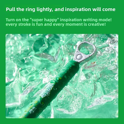 New KACO x Sprite Limited Edition Gel Pen,Dual Ball Pen Quick Drying Stylo 0.5mm Click Smooth Writing For School&Journaling