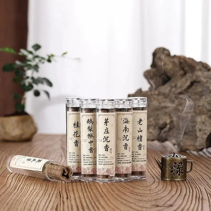 XiaoXiangyun Incense Coil Long-lasting Fragrance Meditation Incense Coil Pure Natural Coil Incense Mini Incense Burner Incense