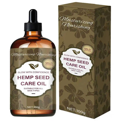 Hemp Seed Care Oil - Light Delicate Texture, Moisturizes & Protects, Enhances Skin Elasticity, Suitable for All Skin Types