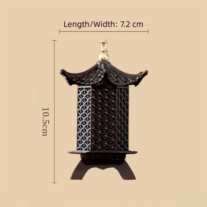New Chinese Style Incense Burner Zinc Alloy Vertical Indoor Aromatherapy Good Symbolism Accessories Incense Burning Gifts