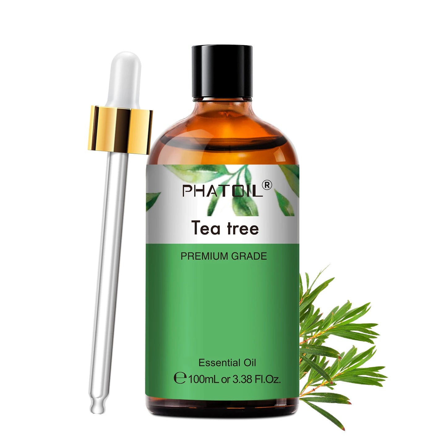 PHATOIL 100ml Aromatherapy Essential Oil-Lavender Rose Vanilla Eucalyptus Sandalwood Pine Needles for Diffuser,Candle Making