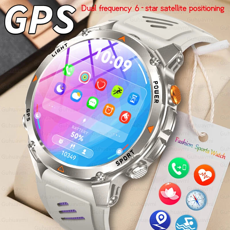 2025 New Women's Fashion Sports Smart Watch Built in GPS 3ATM Waterproof Bluetooth Call Health Monitoring Smartwatches For Women
