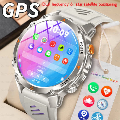 2025 New Women's Fashion Sports Smart Watch Built in GPS 3ATM Waterproof Bluetooth Call Health Monitoring Smartwatches For Women