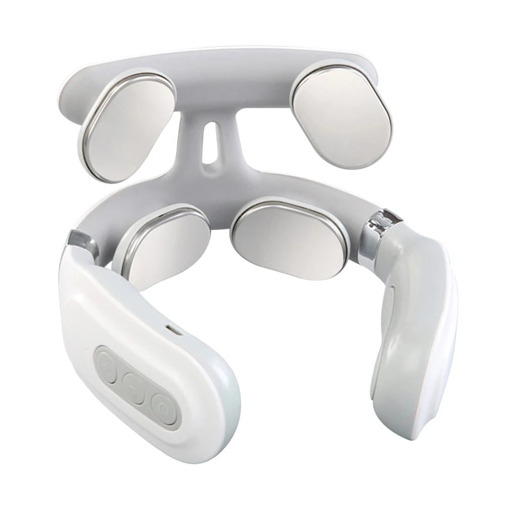4-Head Cervical Massager Smart Neck & Shoulder Massager With Heat Relaxation USB Rechargeable Electric Neck Massager Unisex 2025