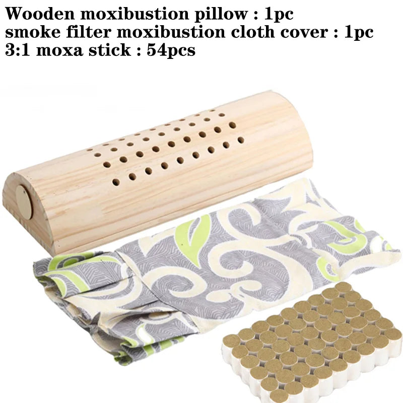 Cervical Pillow Heated Rigid Massager Neck Waist Warm Moxa Therapy Moxibustion Burner Joint Relaxation Massage Relieve Pain
