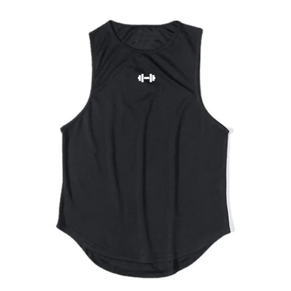 Summer DIY Brand Gym Tank Top Men Mesh Quick Dry Bodybuilding Sleeveless Shirt Fitness Singlets Basketball Clothing Muscle Vest
