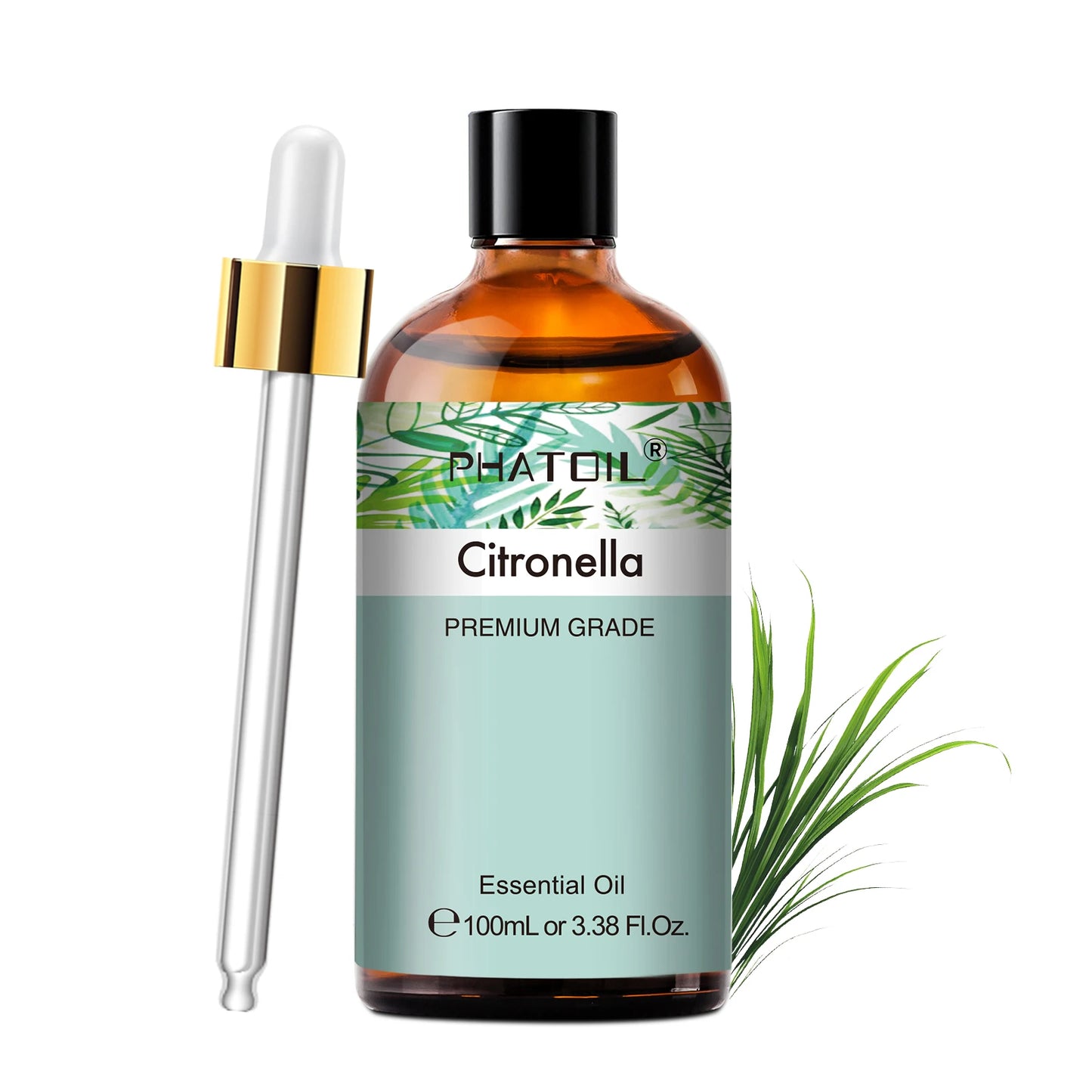 PHATOIL 100ml Aromatherapy Essential Oil-Lavender Rose Vanilla Eucalyptus Sandalwood Pine Needles for Diffuser,Candle Making