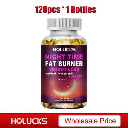 Night Time Weight Loss Capsules - Advanced Weight Loss Supplement - Fat Burners - Belly Fat Burner - Appetite Suppressant