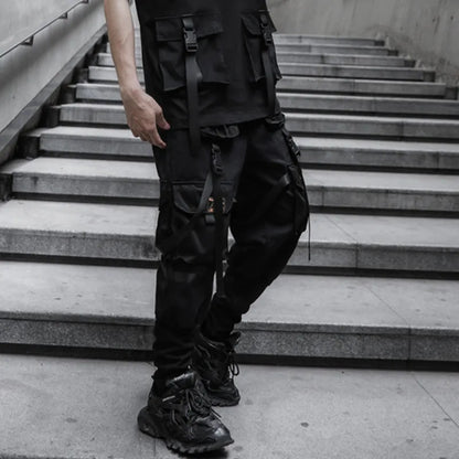 HKSH Spring New Men's Dark China-Chic Version Leggings Trend Ins Casual Overalls Safari Style Chic Ins Cotton Cargo Pants HK4992