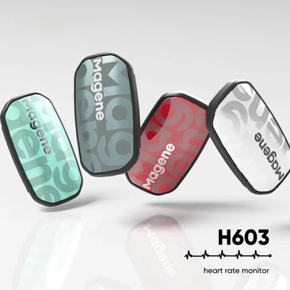 Magene H603 Heart Rate Monitor Split Chest Strap HRM Fitness Tracker Mover Bluetooth ANT Sensor Health App Compatible Zwift