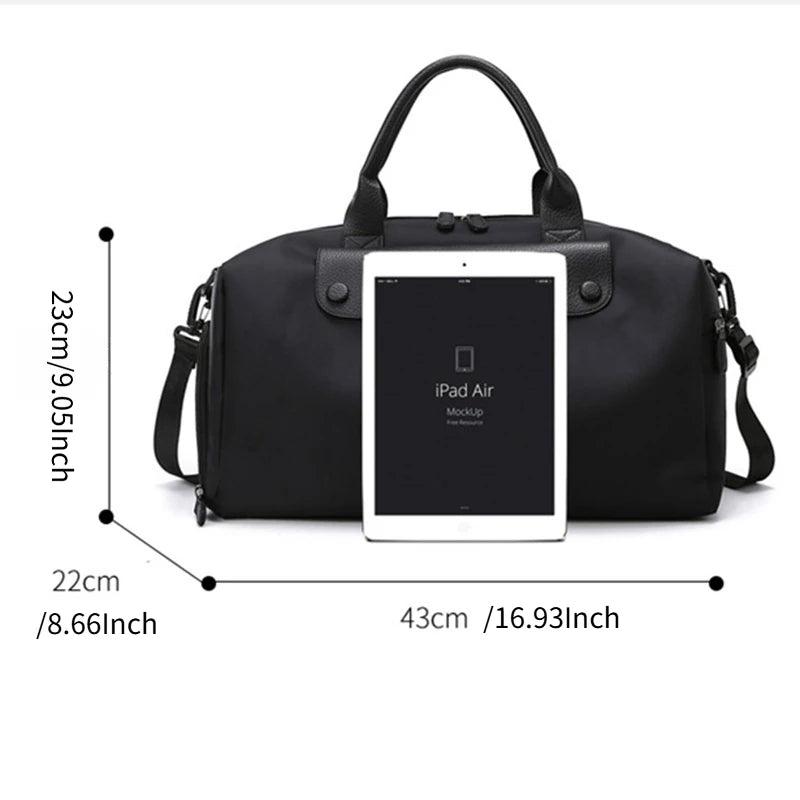 Fitness Bag Large Capacity Lightweight Yoga Storage Bag Swimming Bag Wet And Dry Separation Business Travel Luggage Bag Handbag