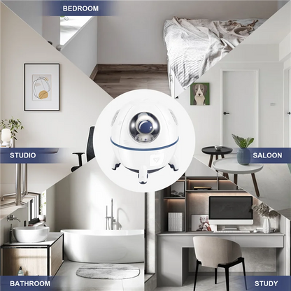 AFOURT-Astronaut Spaceship Aromatherapy Air Humidifier Purifier Electric Water Fragrance Diffuser Humidificador